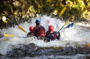 Whitewater rafting